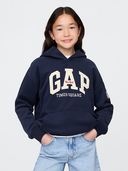 Image number 3 showing, Kids VintageSoft NYC Times Square Hoodie