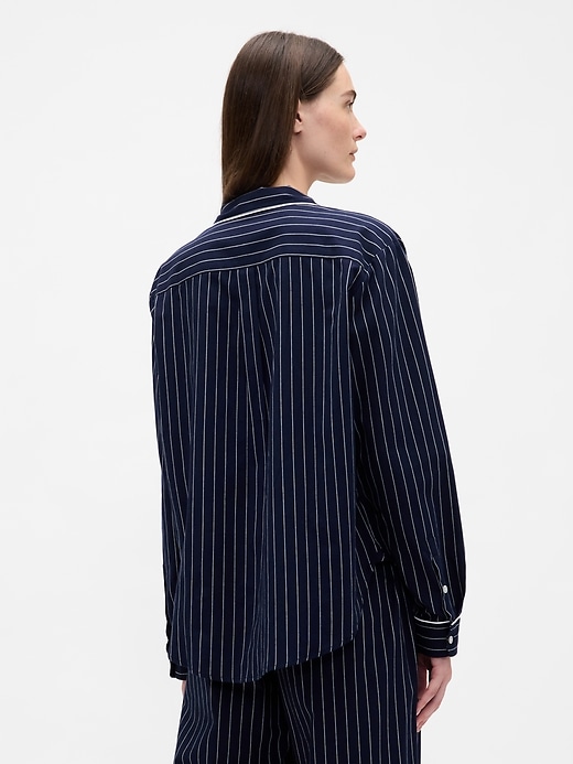 Image number 3 showing, Poplin PJ Shirt