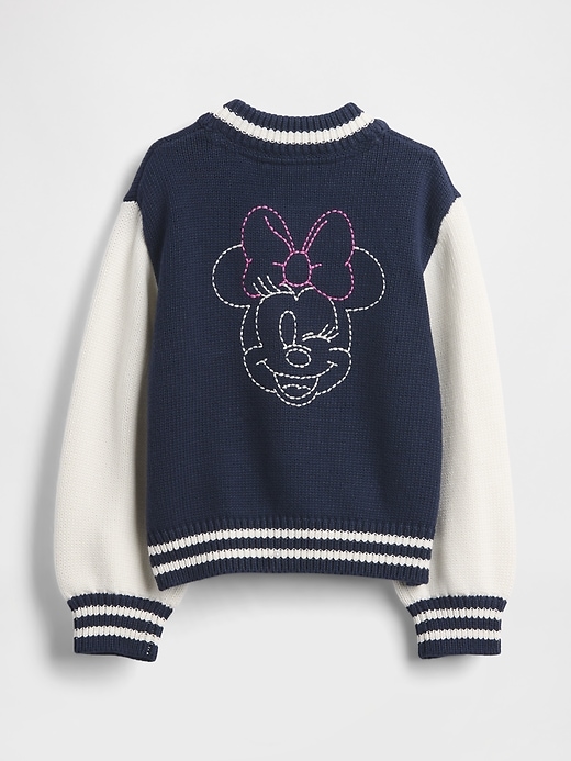 Image number 2 showing, Gap × Disney Baby & Toddler Minnie Mouse Varsity Sweater 
