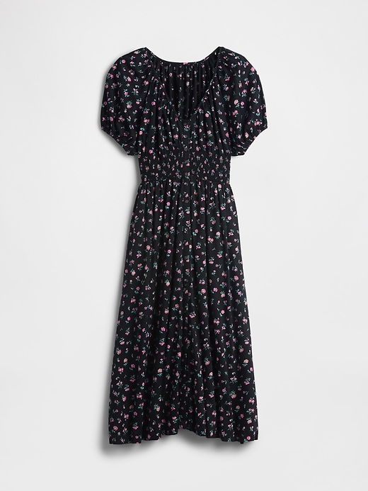 Image number 5 showing, Puff-Sleeve Midi Dress