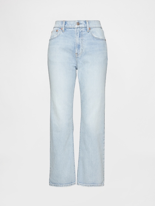 Image number 7 showing, High Rise '90s Straight Crop Jeans