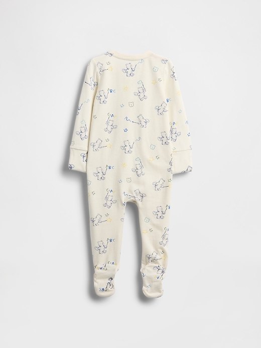 Image number 2 showing, Baby First Favorites Organic Cotton Footed One-Piece