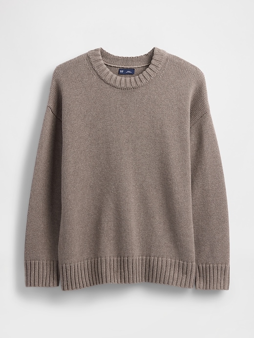 Image number 5 showing, 100% Cotton Oversized Sweater