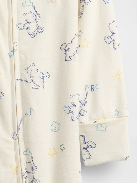 Image number 3 showing, Baby First Favorites Organic Cotton Footed One-Piece