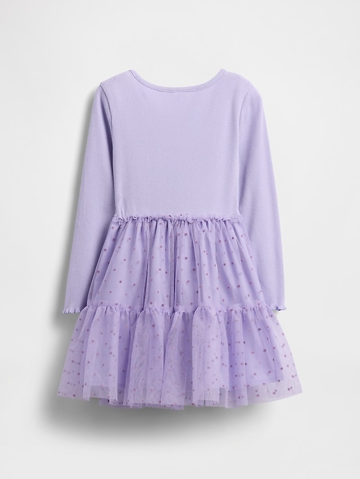 Image number 3 showing, Baby & Toddler Mixed Media Tulle Dress