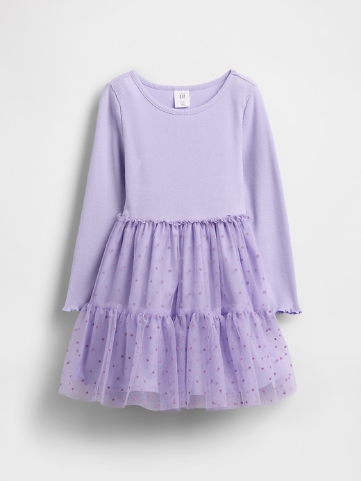 Image number 2 showing, Baby & Toddler Mixed Media Tulle Dress