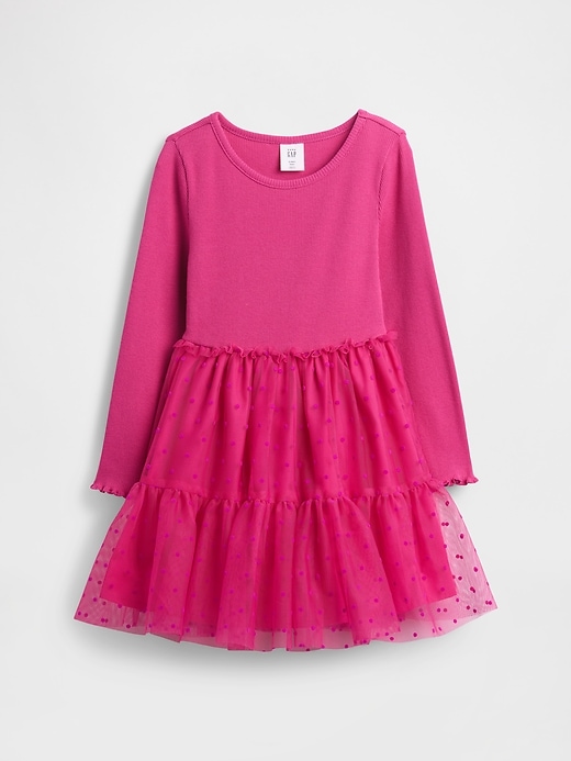 Image number 2 showing, Baby & Toddler Mixed Media Tulle Dress