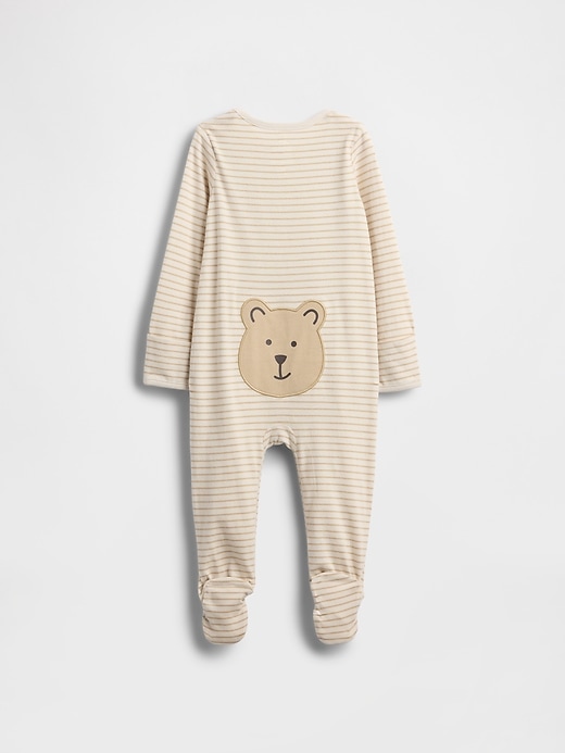 Image number 2 showing, Baby First Favorites Organic Cotton Brannan Bear One-Piece
