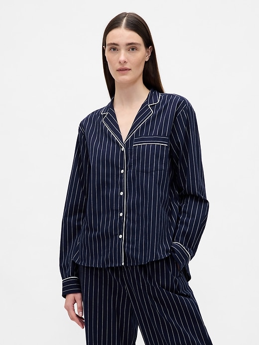 Image number 1 showing, Poplin PJ Shirt