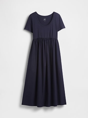 Maternity Mixed Media Maxi Dress