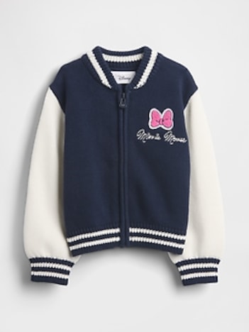 Gap × Disney Baby & Toddler Minnie Mouse Varsity Sweater 