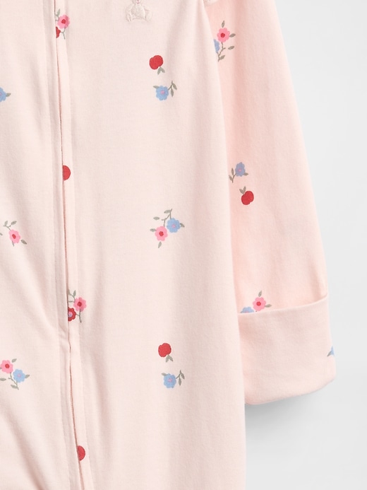 Image number 3 showing, Baby First Favorites Organic Cotton Footed One-Piece