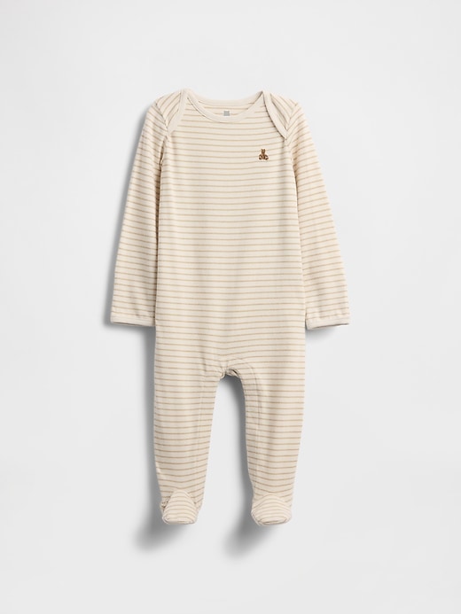 Image number 1 showing, Baby First Favorites Organic Cotton Brannan Bear One-Piece