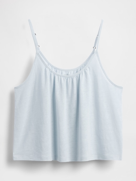 Image number 4 showing, Linen-Blend PJ Cami