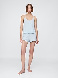 Linen-Blend PJ Cami