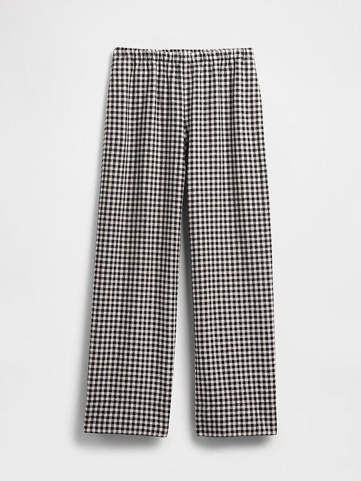 Image number 7 showing, Linen-Blend Easy Wide-Hem Pants