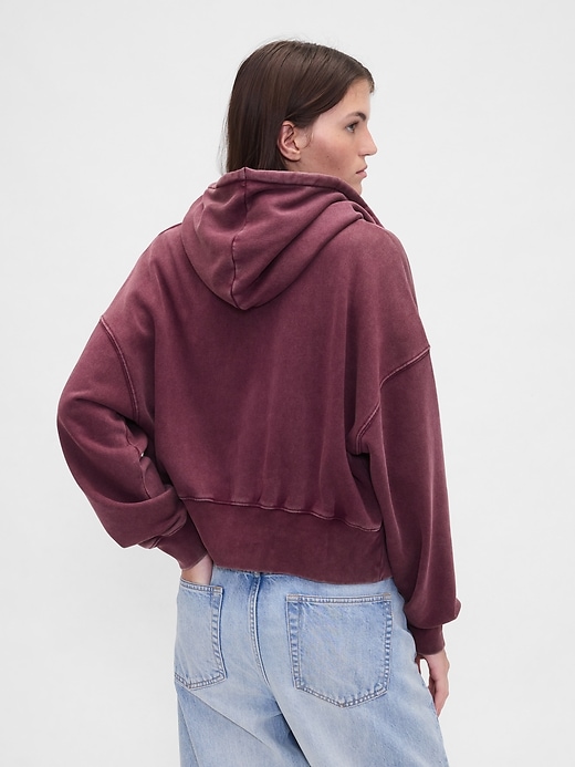 Image number 3 showing, VintageSoft Full-Zip Wedge Hoodie