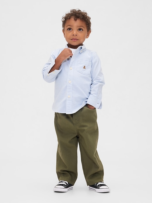 Image number 1 showing, Baby & Toddler Barrel Pants