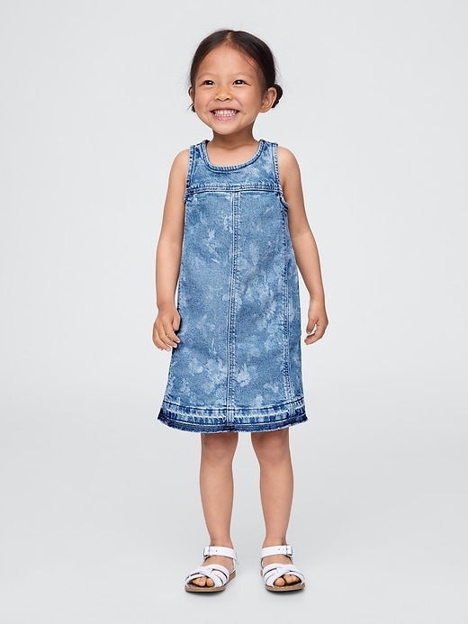 Image number 1 showing, Baby & Toddler Denim Tank Dress