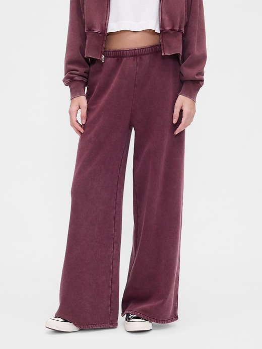 Image number 2 showing, VintageSoft Baggy Wide-Leg Sweatpants