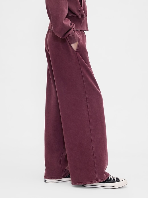Image number 3 showing, VintageSoft Baggy Wide-Leg Sweatpants