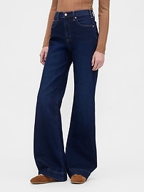 High Rise Relaxed Flare Jeans