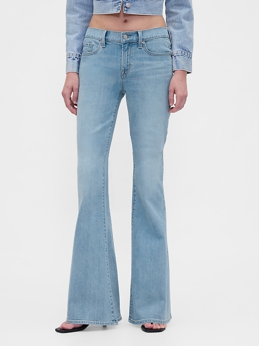Image number 2 showing, Low Rise Flare Jeans