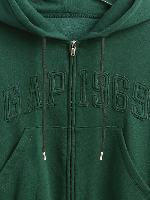 Image number 4 showing, VintageSoft 1969 Logo Zip Hoodie