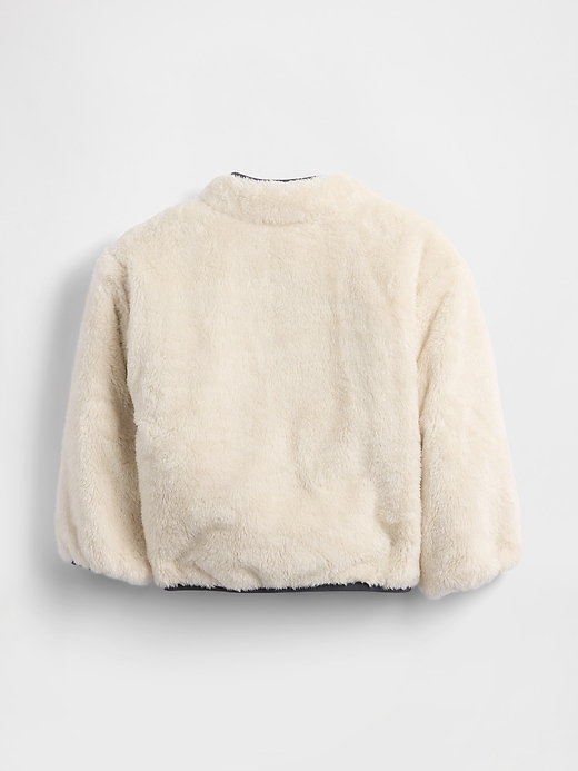 Image number 2 showing, Baby & Toddler Lightweight Sherpa Reversible Jacket