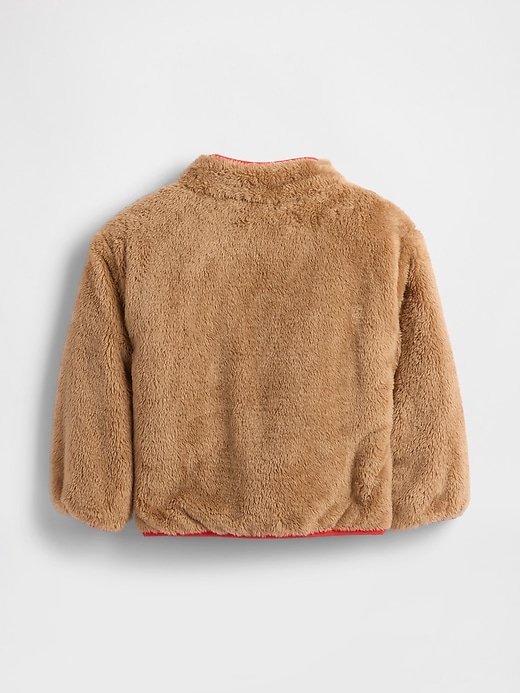 Image number 2 showing, Baby & Toddler Lightweight Sherpa Reversible Jacket