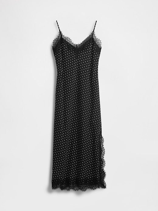 Image number 5 showing, Lace-Trim Maxi Slip Dress