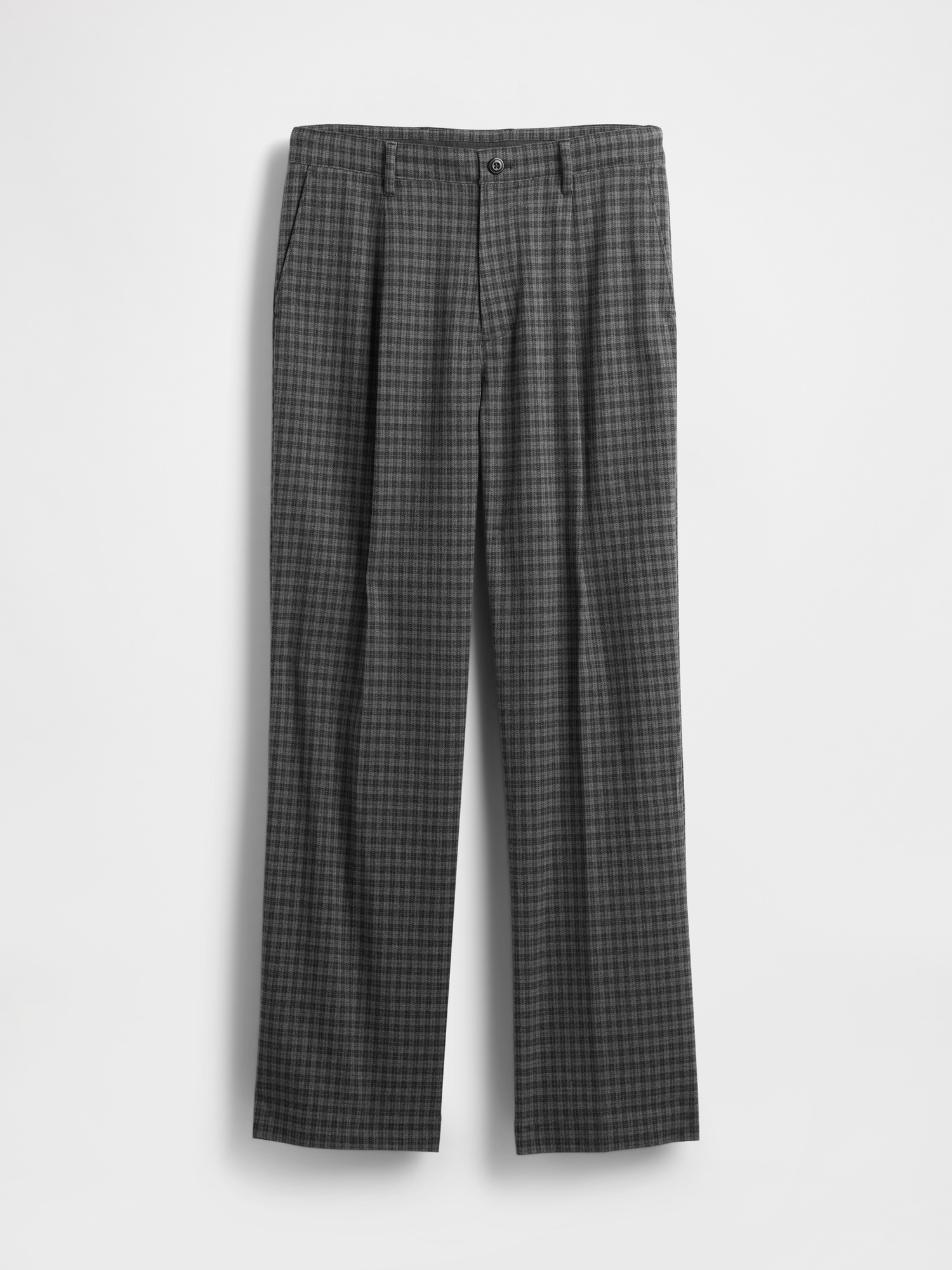 Мужские брюки Gap 365 Wool-Blend Relaxed Trousers — фото 6