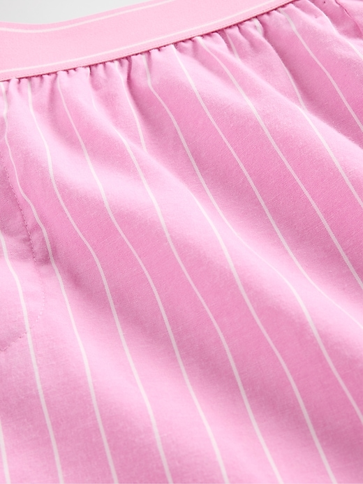 Image number 6 showing, Poplin Logo PJ Boxer Shorts