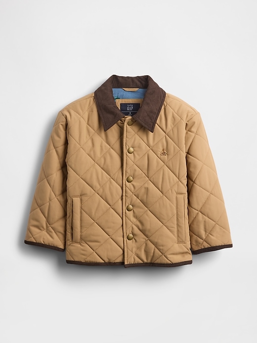 Image number 1 showing, Baby & Toddler Lightweight Quilted Field Jacket