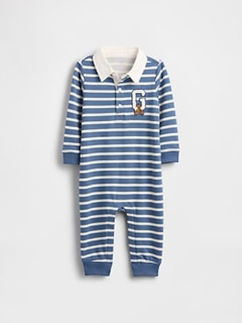 Baby VintageSoft Varsity Bear Logo One-Piece