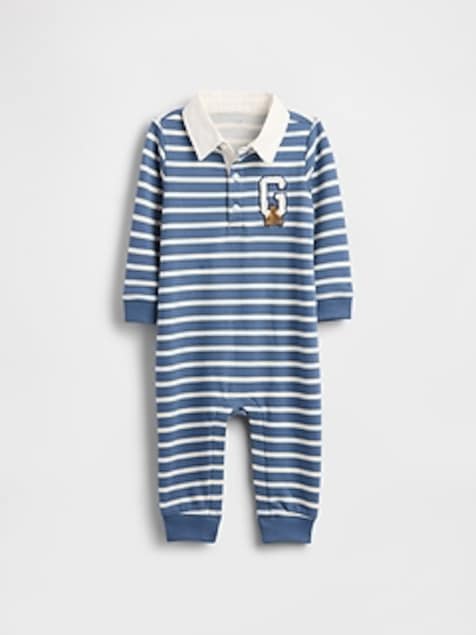 Baby VintageSoft Varsity Bear Logo One-Piece