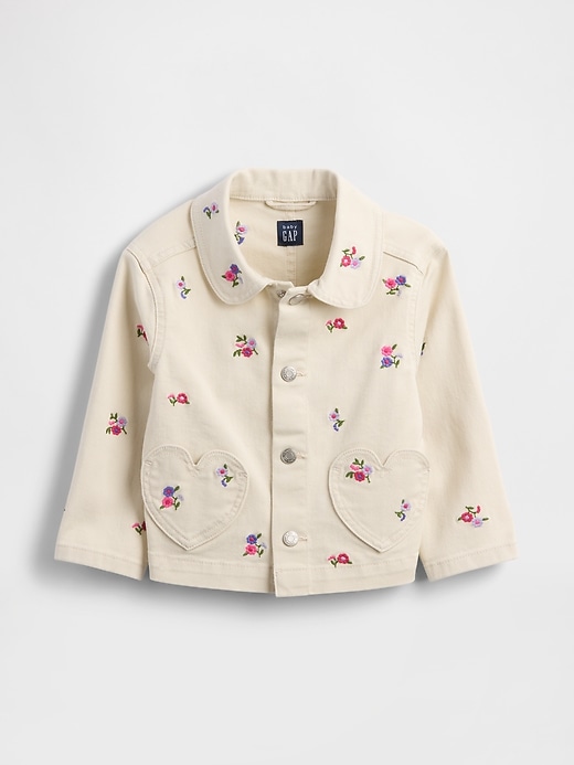 Image number 1 showing, Baby & Toddler Heart-Pocket Jacket