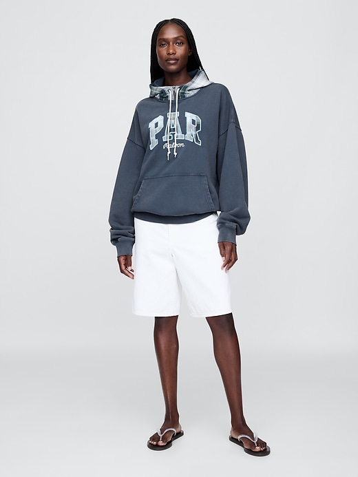 Image number 8 showing, Gap × Malbon Heavyweight French Terry Logo Hoodie