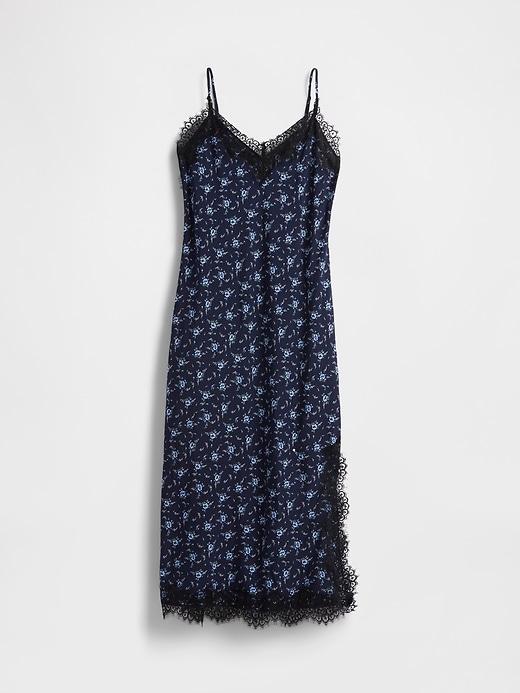 Image number 5 showing, Lace-Trim Maxi Slip Dress