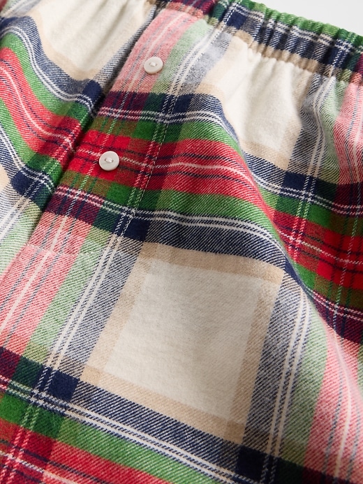 Image number 5 showing, Logo Flannel Boxer Shorts