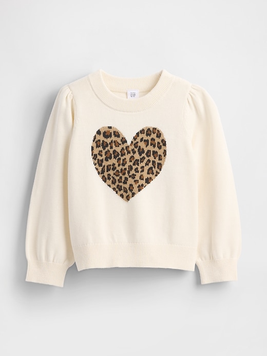 Image number 1 showing, Baby & Toddler Puff-Sleeve Sweater