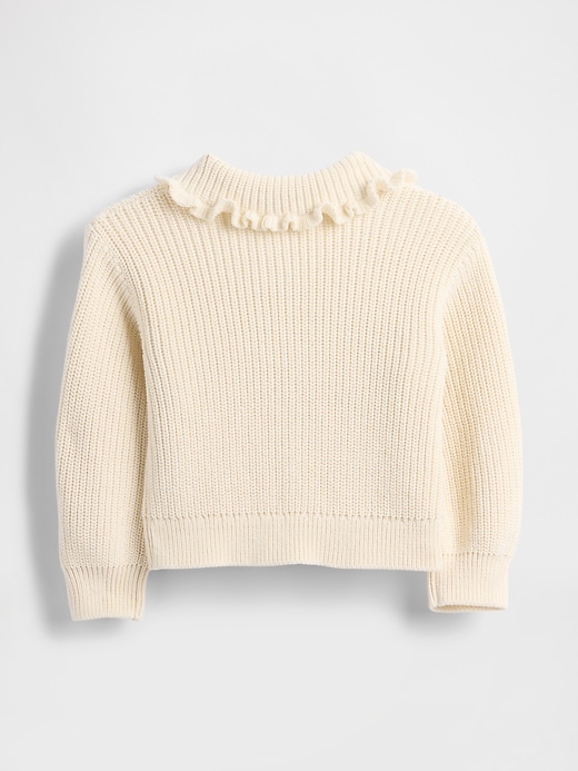 Image number 2 showing, Baby & Toddler Collared Cardigan Sweater