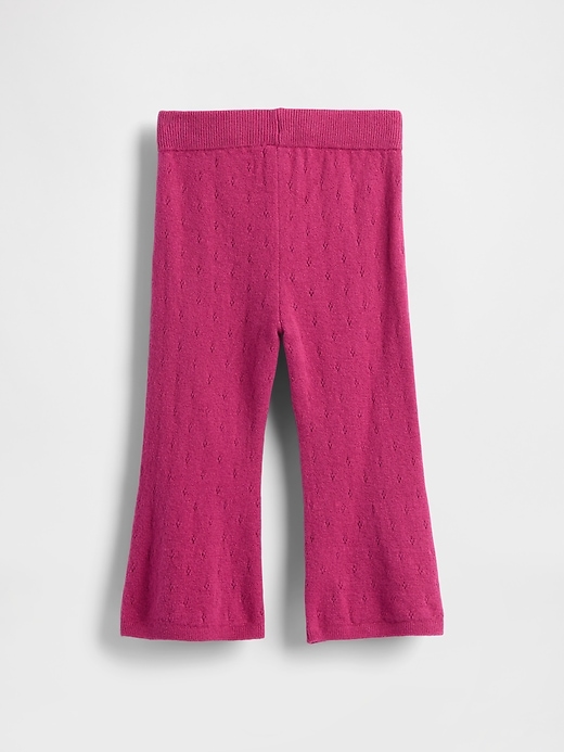 Image number 3 showing, Baby & Toddler CashSoft Pointelle Flare Pants