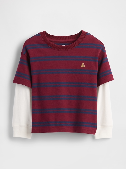 Image number 1 showing, Baby & Toddler 2-In-1 Heavyweight T-Shirt