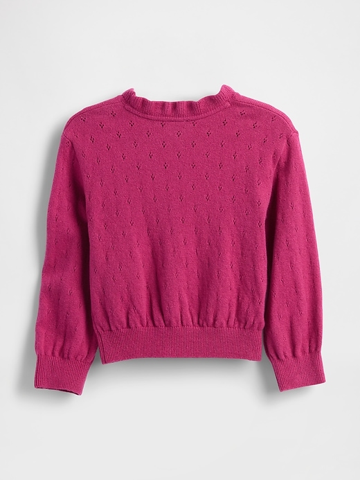 Image number 3 showing, Baby & Toddler CashSoft Pointelle Sweater