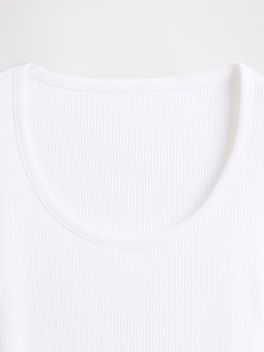 Image number 4 showing, Modern Rib Scoop Crop T-Shirt