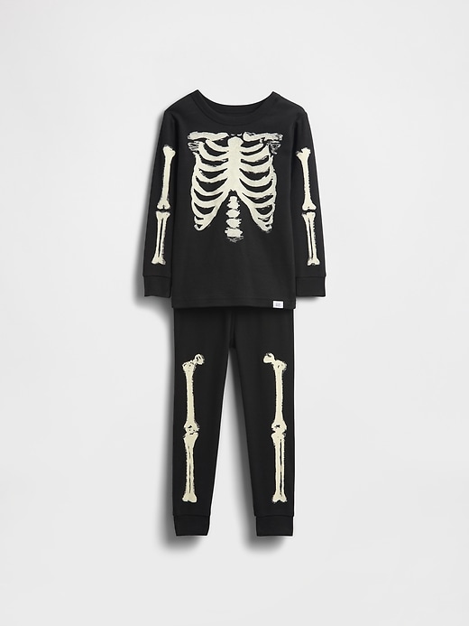 Image number 1 showing, Baby & Toddler Organic Brushed Cotton Halloween PJ Set