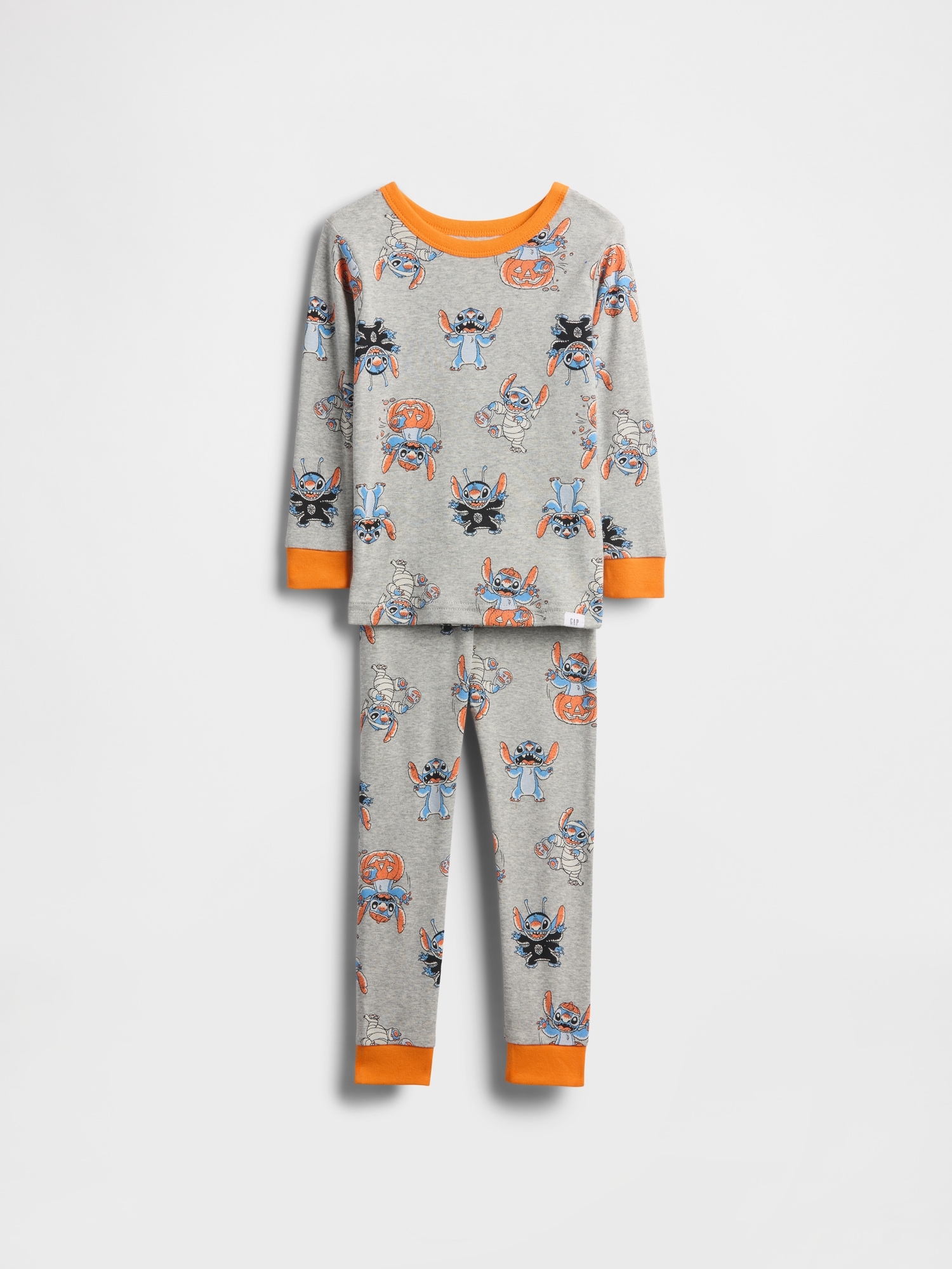 Gap × Disney Baby & Toddler Organic Brushed Cotton Halloween PJ Set - Gray