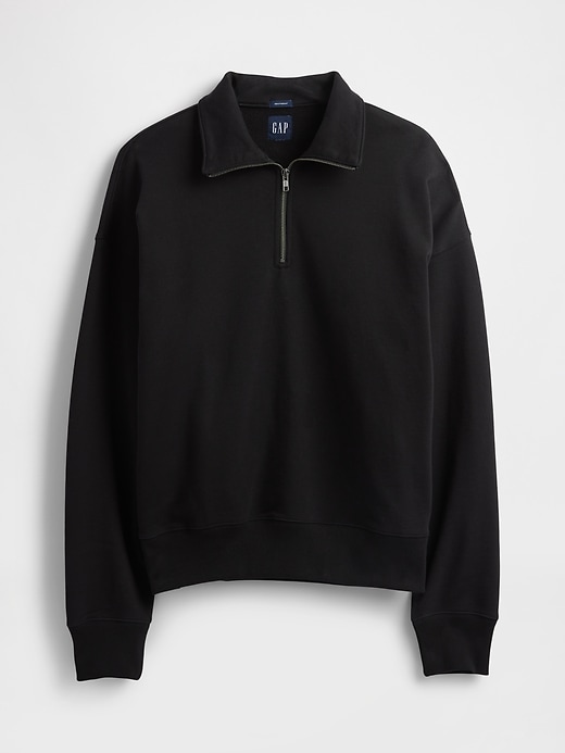Image number 5 showing, Heavyweight Oversized Quarter-Zip Pullover