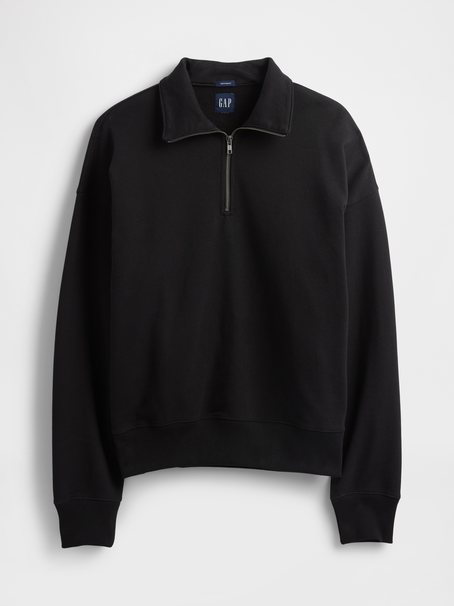 Heavyweight Oversized Quarter-Zip Pullover